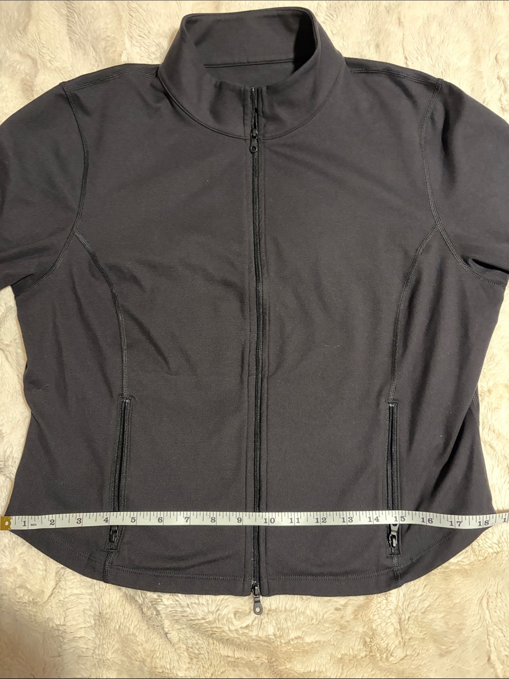 NEW Aerie Real Good Black Zip-Up Sz XL - Picture 7 of 10